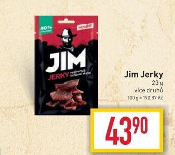 Sušené maso Jim Jerky