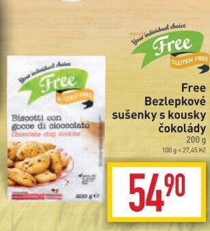Sušenky bez lepku Billa Gluten Free