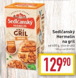 Sýr Hermelín na gril Sedlčanský
