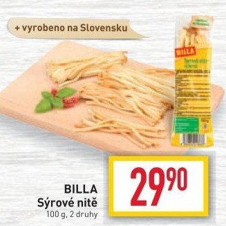 Sýrové nitě Billa