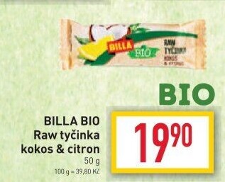 Tyčinka Raw bio Billa