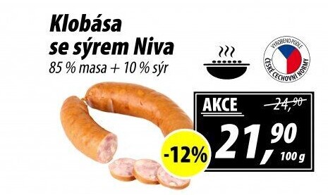 Klobása s nivou