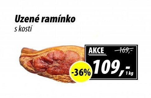 Uzené ramínko s kostí