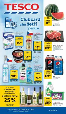 akční leták Tesco 6.7.2022-12.7.2022