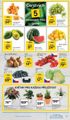 akční leták Tesco 6.7.2022-12.7.2022
