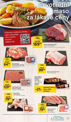 akční leták Tesco 6.7.2022-12.7.2022