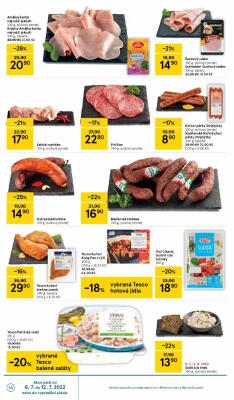 akční leták Tesco 6.7.2022-12.7.2022