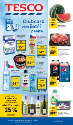 akční leták Tesco 6.7.2022-12.7.2022