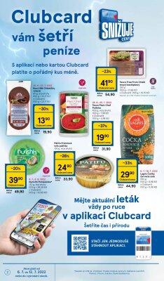 akční leták Tesco 6.7.2022-12.7.2022