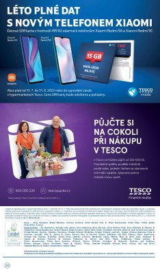 akční leták Tesco 6.7.2022-12.7.2022