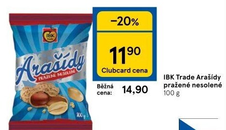 Arašídy pražené IBK trade