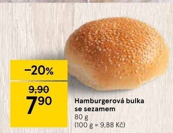 Bulka na hamburger
