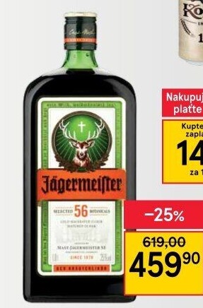 Bylinný likér Jägermeister