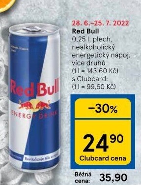 Energetický nápoj Red Bull