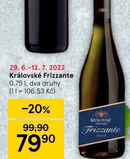 Frizzante Královské
