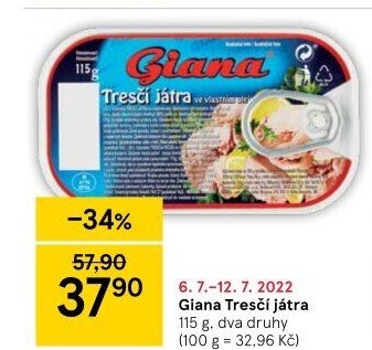 Játra tresčí Giana