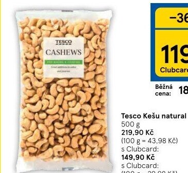 Kešu Tesco - Tesco akcniletaky.com