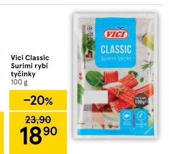 Krabí tyčinky Vici
