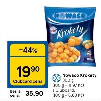 Krokety mražené Nowaco