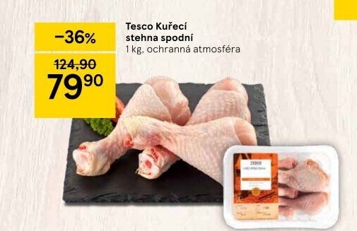 Kuřecí stehna Tesco