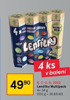 Lentilky Orion