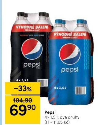 Limonáda Pepsi - Tesco akcniletaky.com