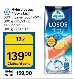 Losos filety mražený Mylord