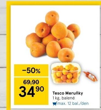 Meruňky Tesco Value