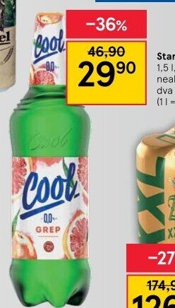 Nealkoholické pivo ochucené Staropramen Cool