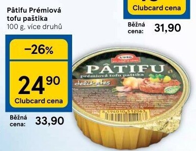 Paštika prémiová Patifu Veto