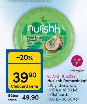 Pomazánka Nurishh