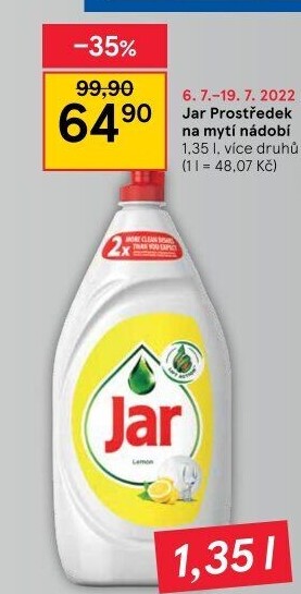 Prostředek na nádobí Jar