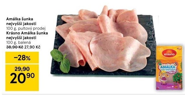 Šunka Amálka nejvyšší jakosti Krásno