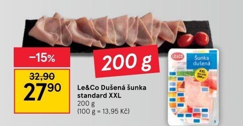 Šunka dušená standard LE&amp