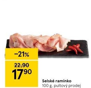 Šunka selské ramínko