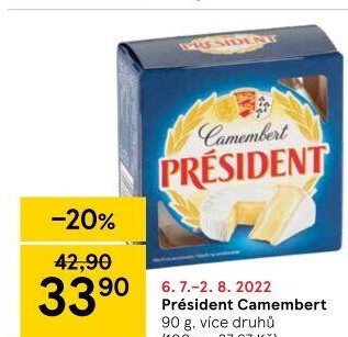 Sýr Camembert Président