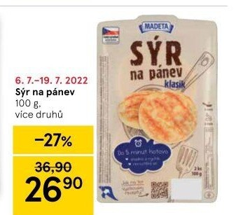 Sýr na pánev Madeta