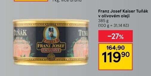 Tuňák v oleji Exclusive Franz Josef Kaiser