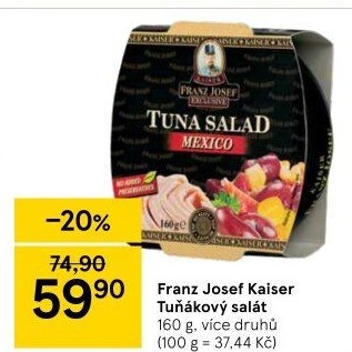 Tuňákový salát Exclusive Franz Josef Kaiser