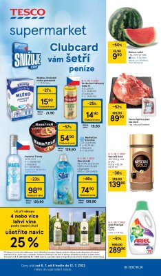 akční leták Tesco 6.7.2022-12.7.2022