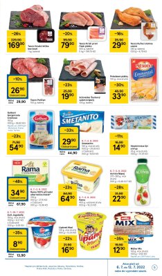 akční leták Tesco 6.7.2022-12.7.2022