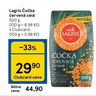 Čočka červená Lagris