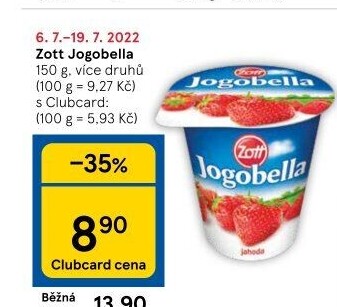 Jogurt Jogobella Zott