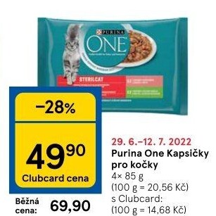 Kapsičky pro kočky One Purina