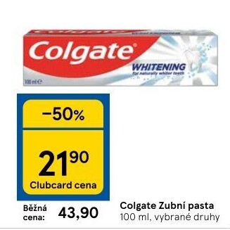 Pasty na zuby Colgate