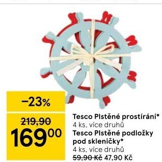 Prostírání Tesco