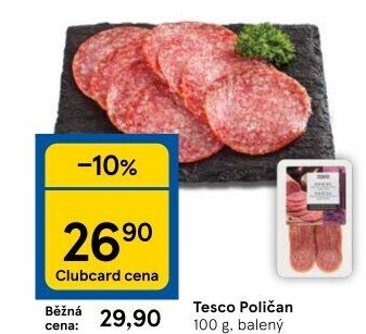 Salám Poličan Tesco