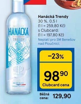 Vodka trendy Hanácká