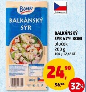 Balkánský sýr Boni