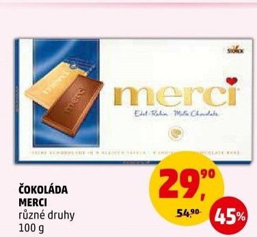 Čokoláda Merci